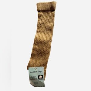 Stylish Tan Cotton Socks 9-11 NWT (3 for $12 item sale)